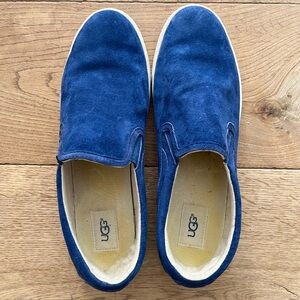Blue Suede UGG’s slip/ons